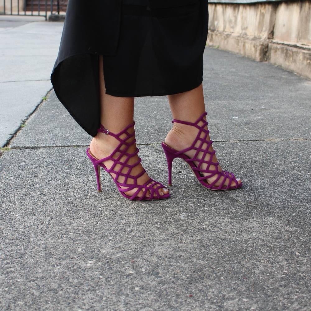 Steve Madden's Slithur caged sandals